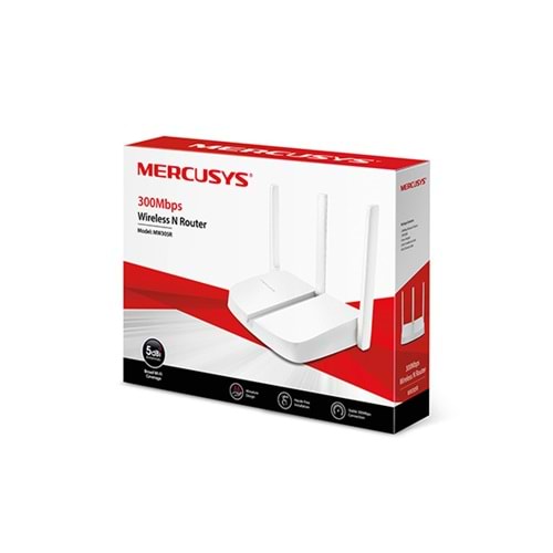 MERCUSYS MW305R 4 Port 300mbps 3x5dBi Anten Router Access Point